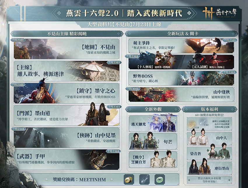 V2.0不只帶來豐富改版,還有各式精彩活動和福利