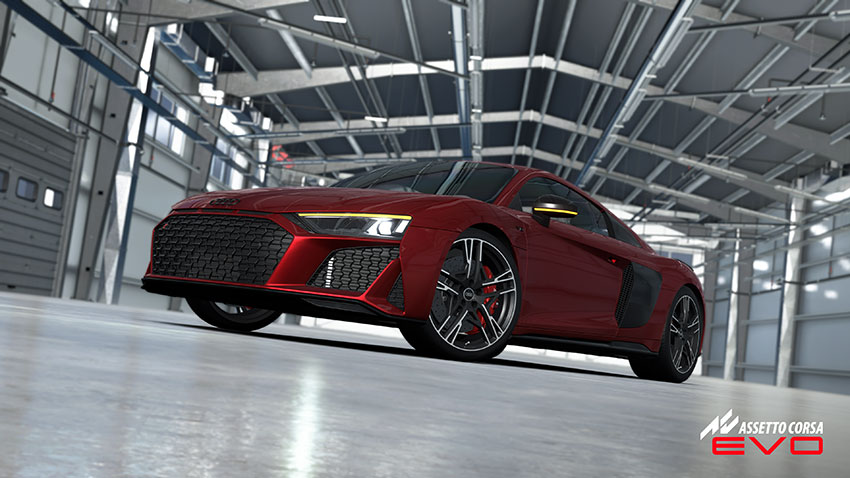 Assetto Corsa EVO增添了三款備受期待的車輛。分別是 Audi R8 V10 performance quattro、Audi R8 LMS GT2,以及 Mazda RX-7 FD Spirit R (Type A)