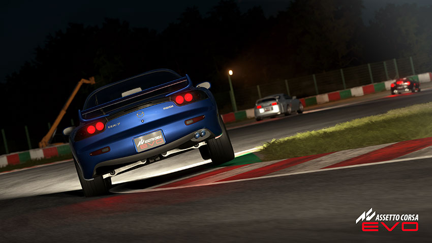 Assetto Corsa EVO增添了三款備受期待的車輛。分別是 Audi R8 V10 performance quattro、Audi R8 LMS GT2,以及 Mazda RX-7 FD Spirit R (Type A)