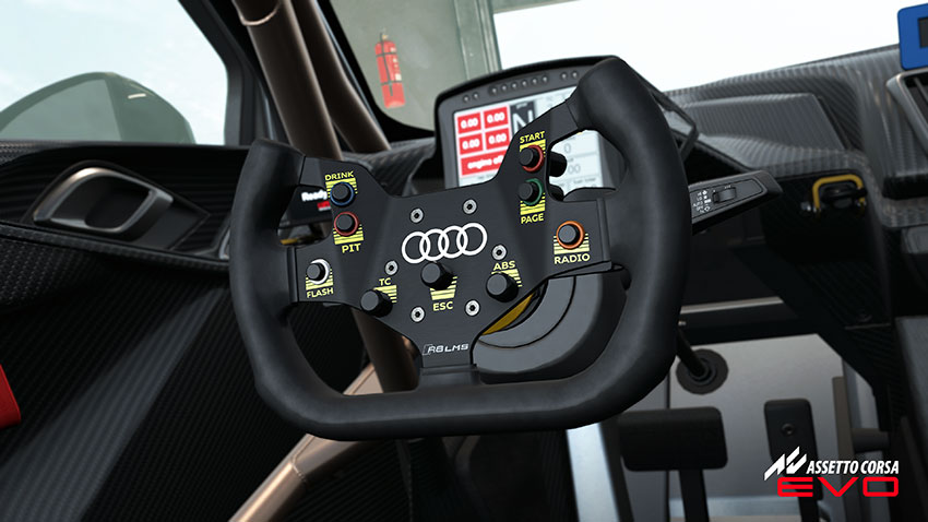 Assetto Corsa EVO增添了三款備受期待的車輛。分別是 Audi R8 V10 performance quattro、Audi R8 LMS GT2,以及 Mazda RX-7 FD Spirit R (Type A)